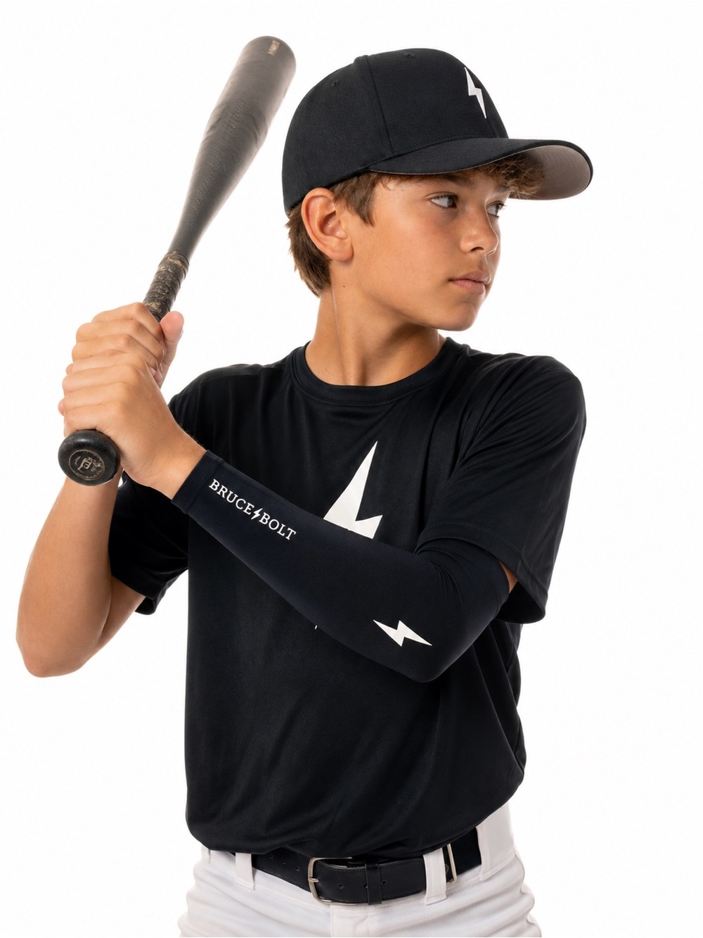 Bruce Bolt Youth S/M Navy Compression Arm Sleeve